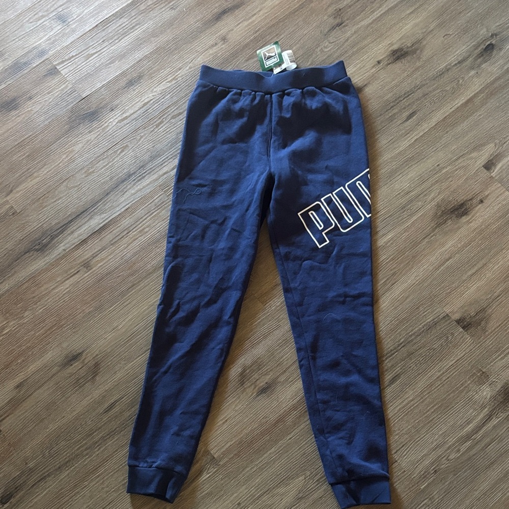 Puma Kids Navy Joggers